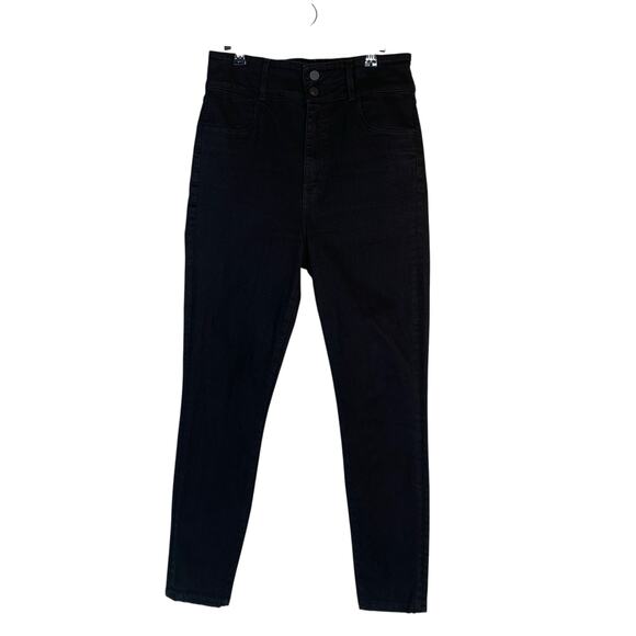 J BRAND @HoskElsa High Rise Skinny Jeans Black Women’s Size 30 Stretch Casual - Picture 1 of 9